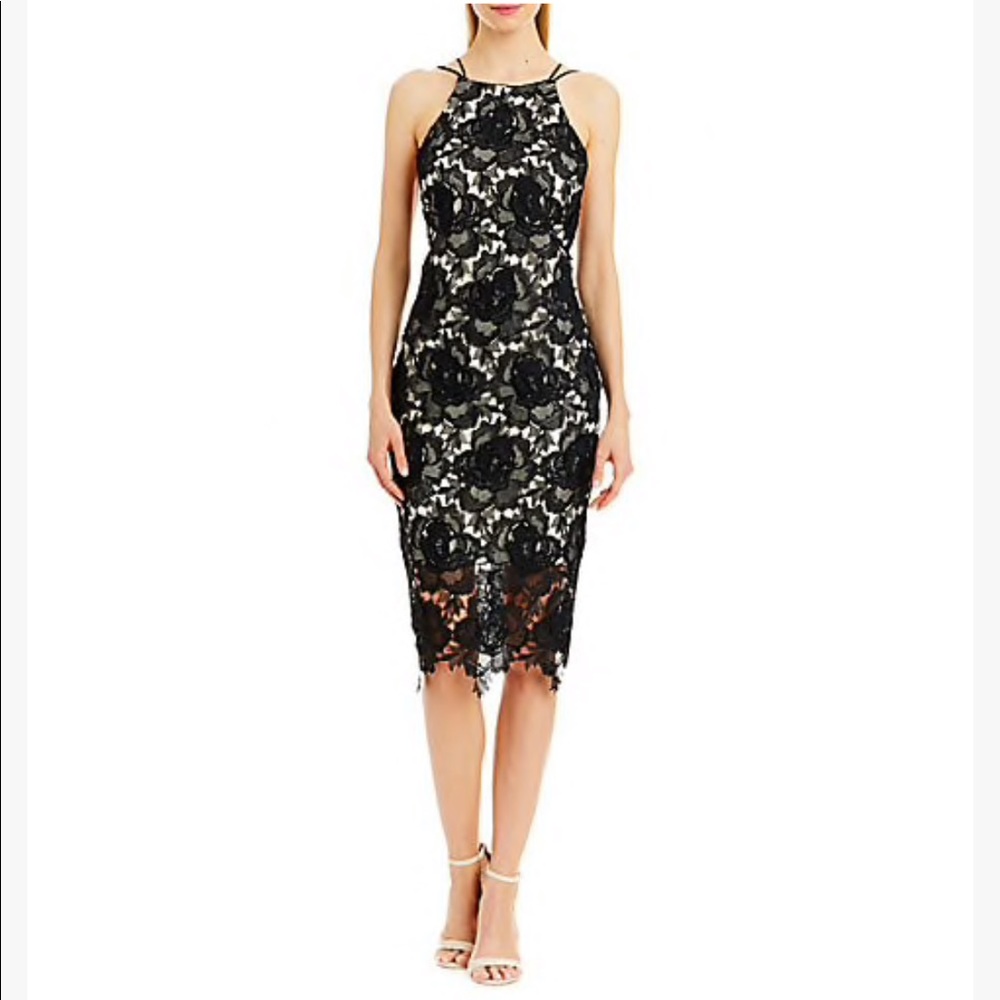 Nicole Miller lace cocktail dress